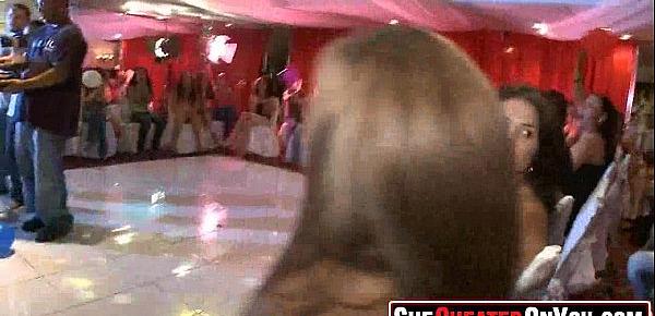  11 Hot milfs at cfnm party caught cheating